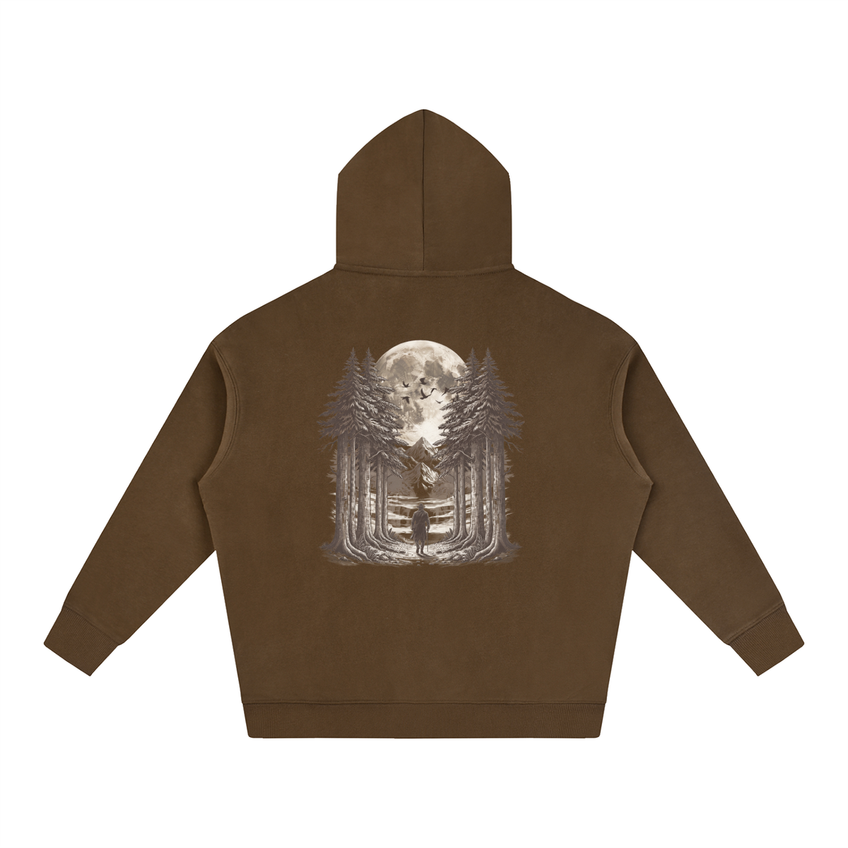 YOI YOI ART Lab Oversize Fleeced Hoodie Forest (350gsm)