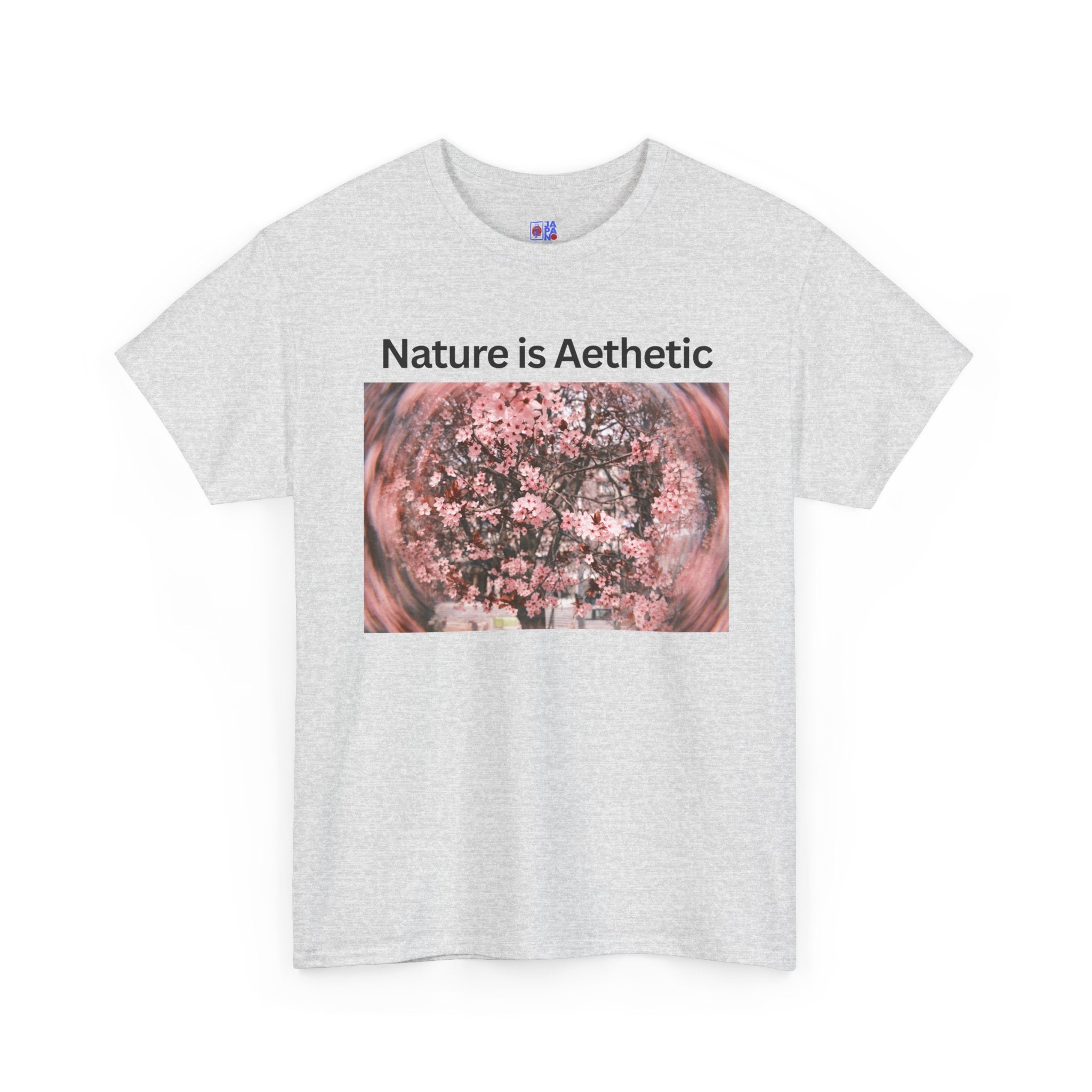 Nature Is Aesthetic Pink Sakura Floral T-Shirt