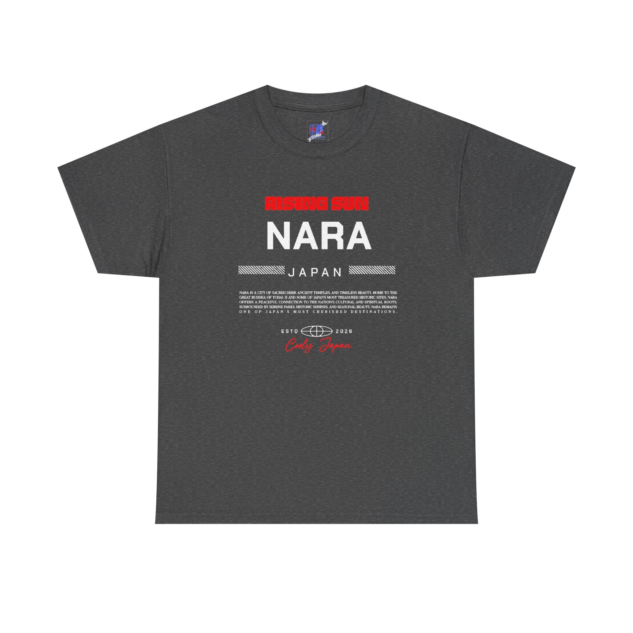 Nara Japan T-Shirt, Where Deer and History Walk Together, Ancient Japan Travel Souvenir, Nara Vacation Memory Tee, Gift for Japan Lovers