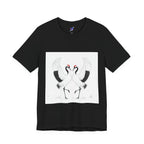 Dancing Tsuru — Red-Crowned Cranes Courtship Print | Japanese Fine Art