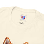 Shiba Inu Watercolor T-Shirt — Colorful Dog Portrait Tee