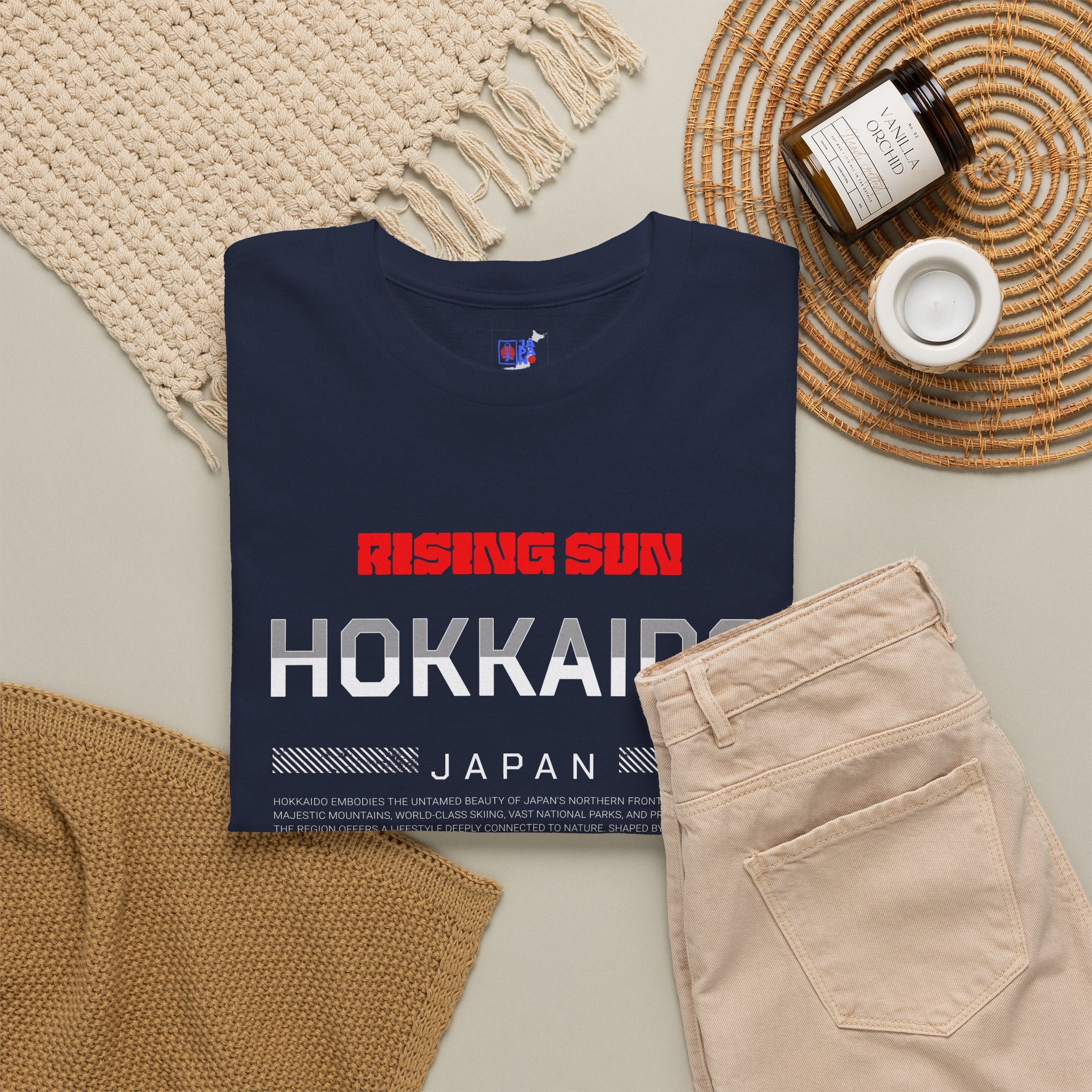 Hokkaido T-Shirt | 北海道 Wild North & Powder Snow Japan Tee | Designed by Japanese