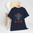 Samurai Skull Tee | Kanji Bushido Helmet Graphic Shirt