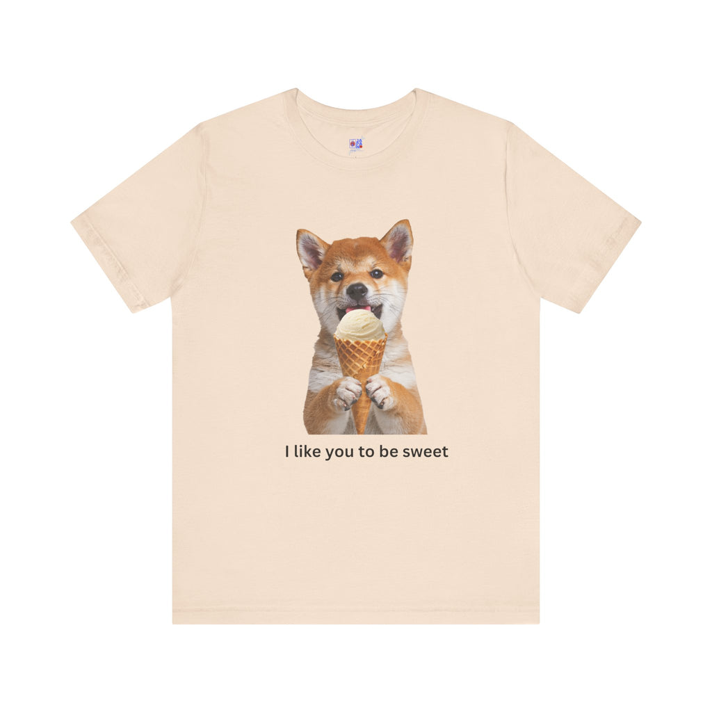 I Like You To Be Sweet Shiba Inu Eating Ice Cream T-Shirt