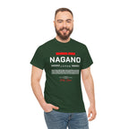 Nagano Japan T-Shirt  Heart of the Japanese Alps  Mountain Adventure and Ski Travel Souvenir Nature Lover Gift  Japan Vacation Memory Tee