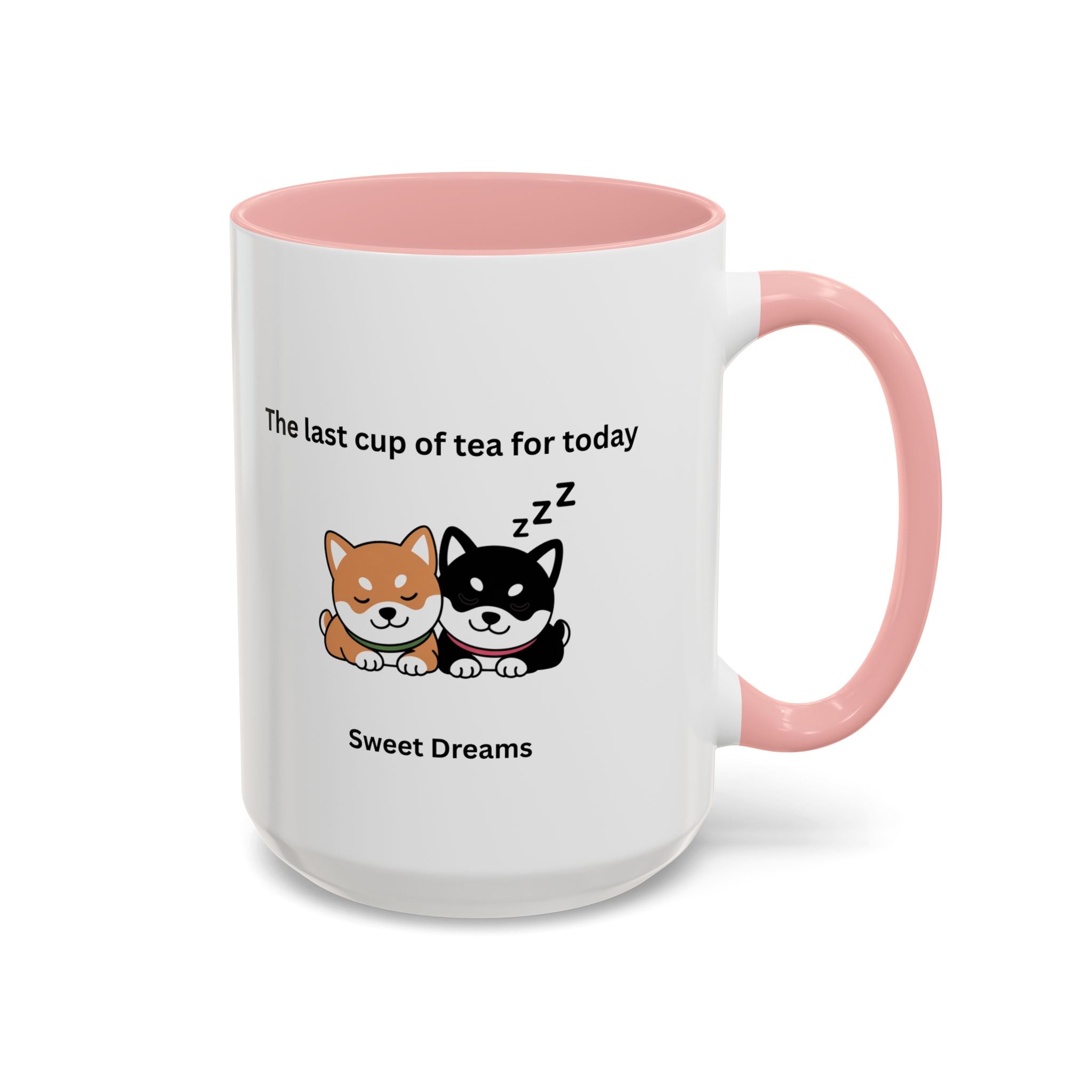 Shiba Inu "Sweet Dreams" Mug, The Last Cup of Tea for Today, Japanese Dog Cute Gift Mug