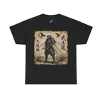 Samurai Dragonfly Warrior Tee Version 1 — Bushidō Ink Warrior Graphic T-Shirt