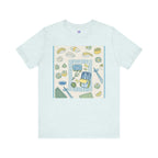 Sushi Picnic Tee, Cute Bento & Sushi Illustration T-Shirt