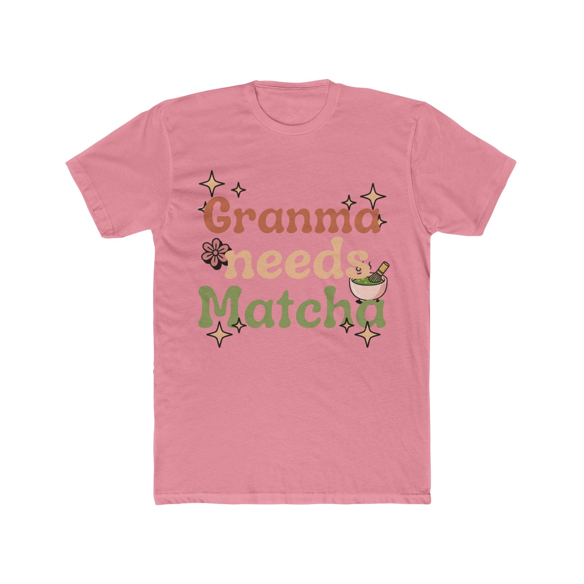 Granma Needs Matcha Tee | Vintage Front-Print Graphic | Matcha Collection