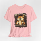 Akita Morning Blend Tee | Shiba Inu Coffee Dog Illustration