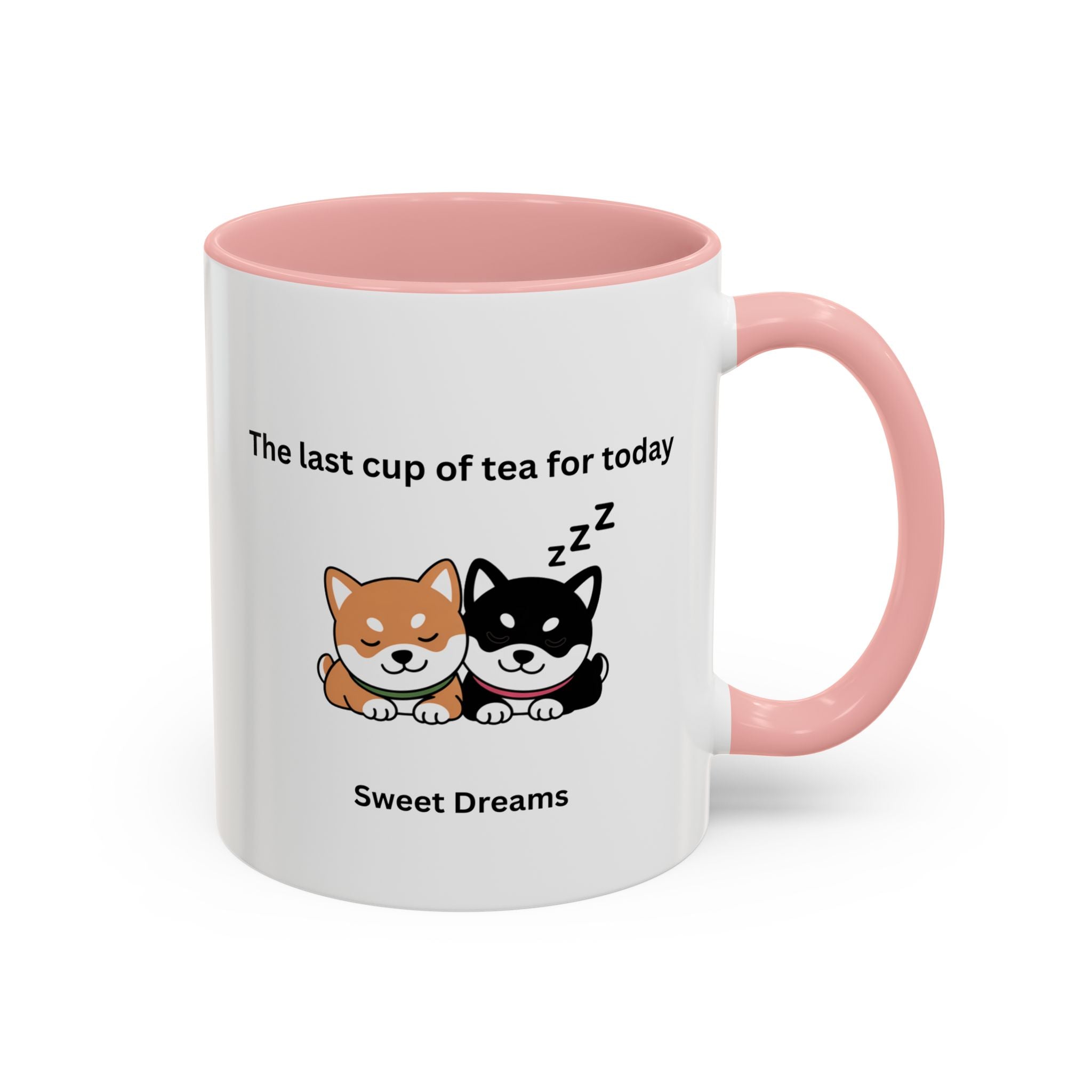 Shiba Inu "Sweet Dreams" Mug, The Last Cup of Tea for Today, Japanese Dog Cute Gift Mug
