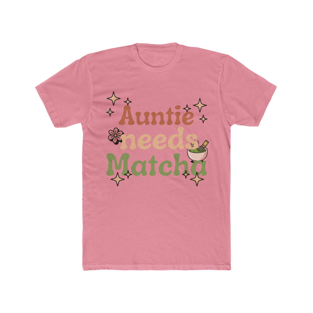Auntie Needs Matcha Tee | Vintage Front-Print Graphic | Matcha Collection