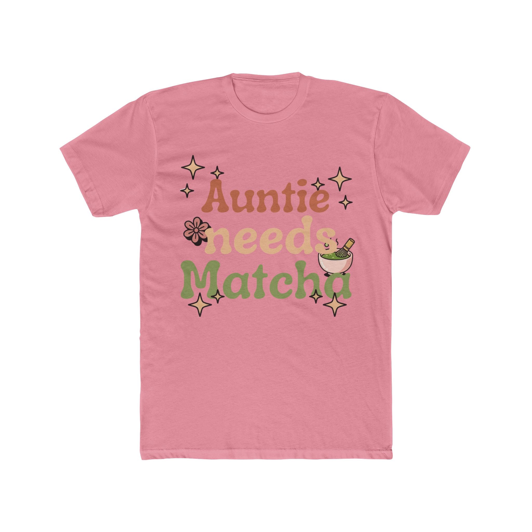 Auntie Needs Matcha Tee | Vintage Front-Print Graphic | Matcha Collection