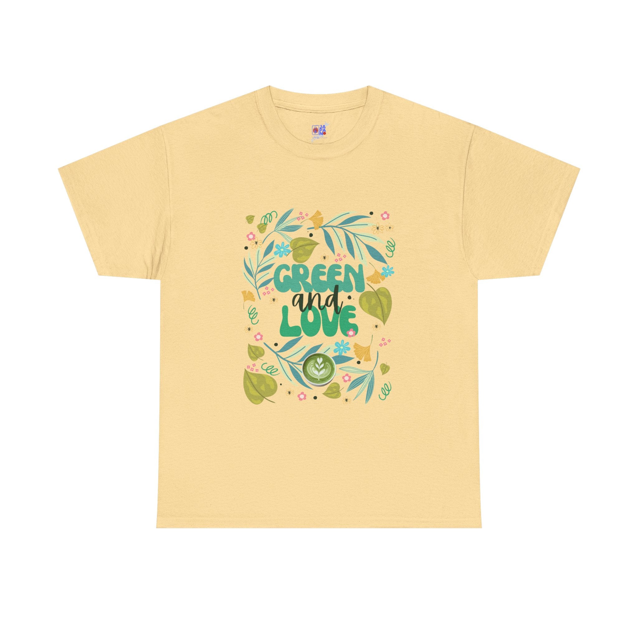 Eco Plant Lover T-Shirt — "Green and Love" Graphic Tee