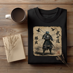 Samurai Dragonfly Warrior Tee Version 2 — Bushidō Ink Warrior Graphic T-Shirt