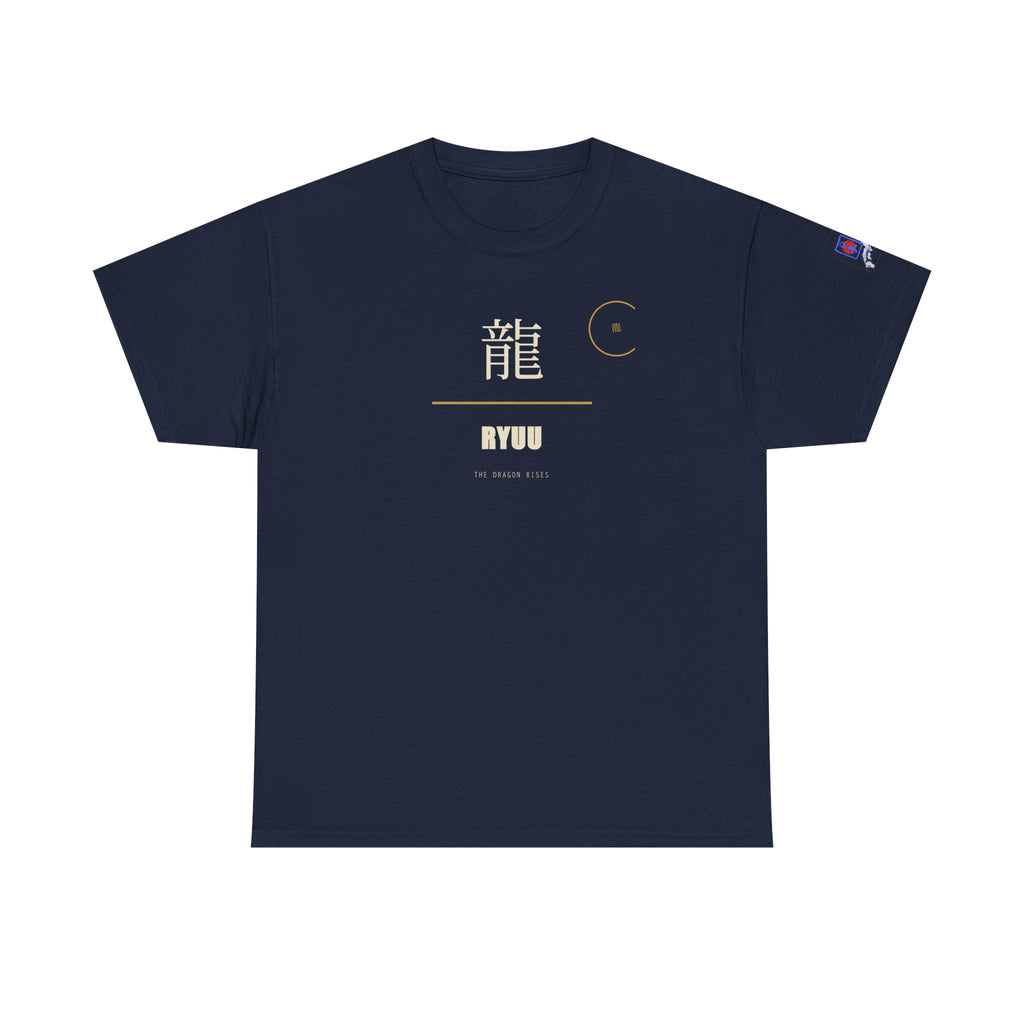 Ryuu Dragon Rises Kanji T-Shirt | Japanese Anime Graphic Tee
