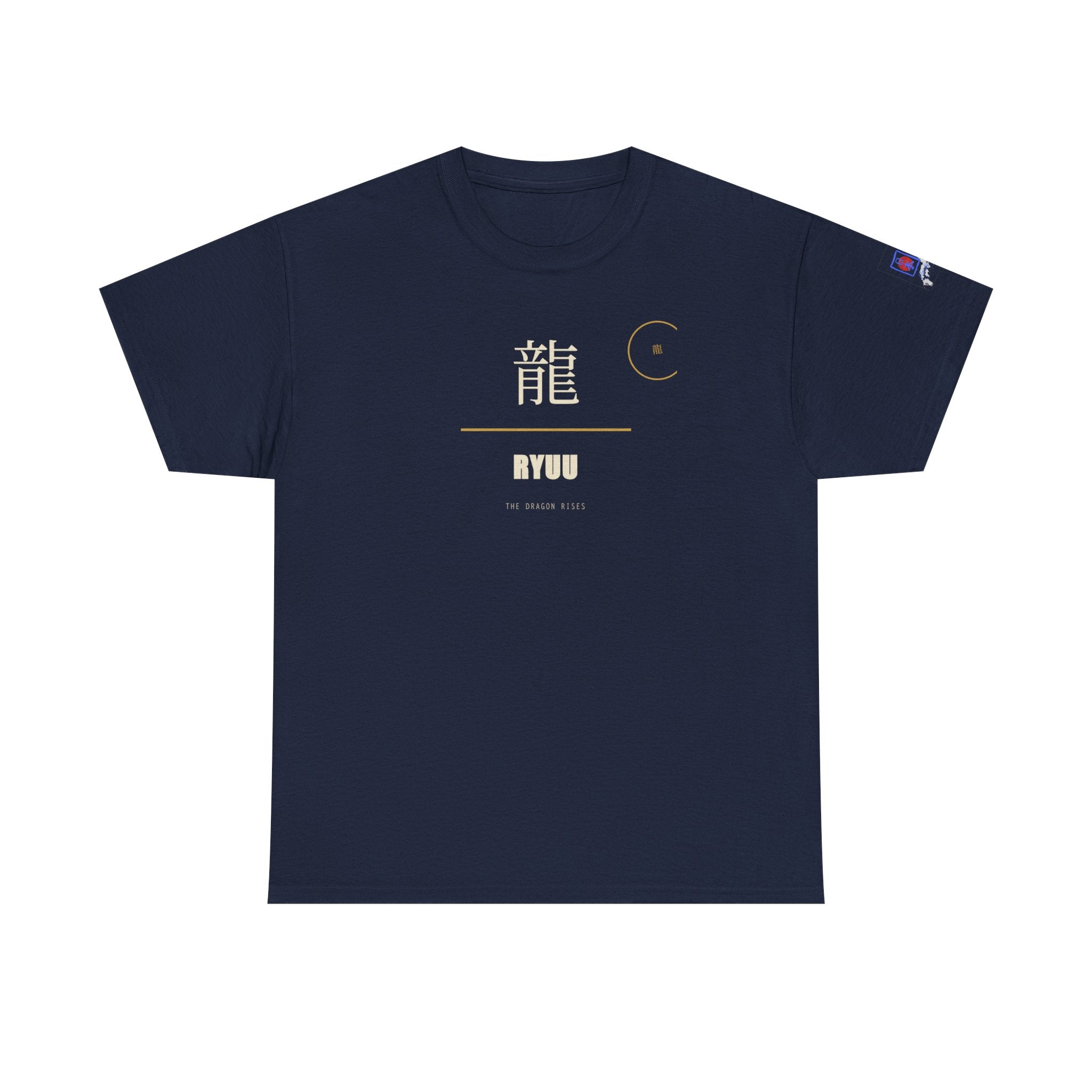 Ryuu Dragon Rises Kanji T-Shirt | Japanese Anime Graphic Tee