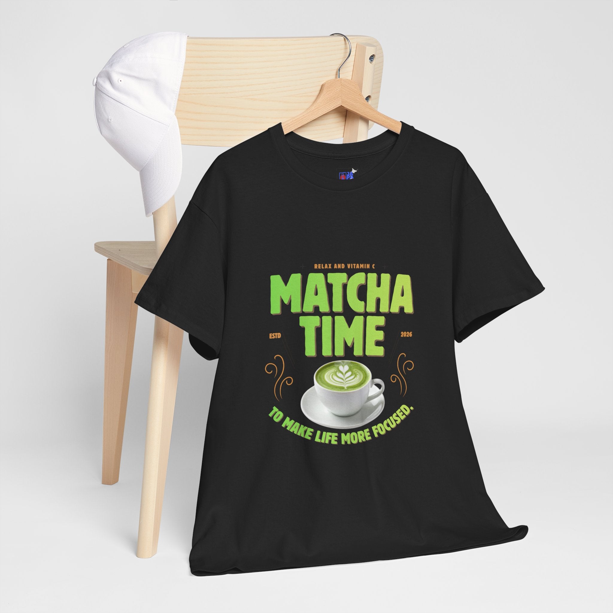 Matcha Time Tee — "Matcha Time to Make Life More Focused" Graphic T-Shirt