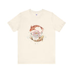 Koi and Lotus Beauty Tee | Koi Circle Floral Japanese Aesthetic