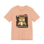 Akita Morning Blend Tee | Shiba Inu Coffee Dog Illustration