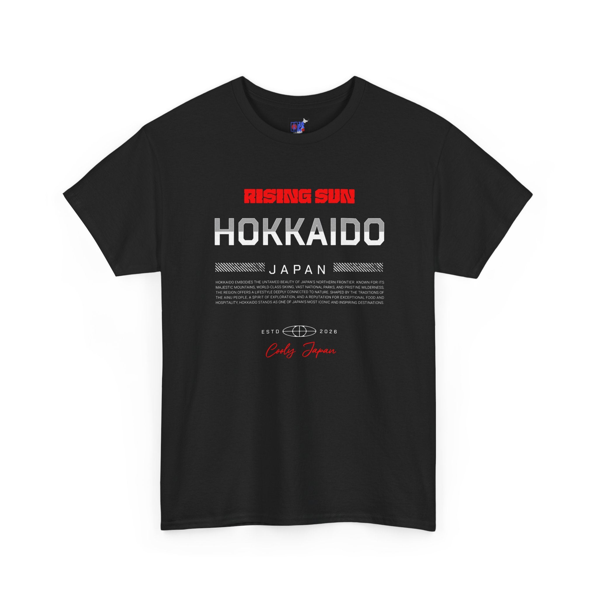 Hokkaido T-Shirt | 北海道 Wild North & Powder Snow Japan Tee | Designed by Japanese