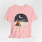 Hokkaido Fox — Kitsune Under the Winter Moon | Japanese Night Fox Graphic Tee
