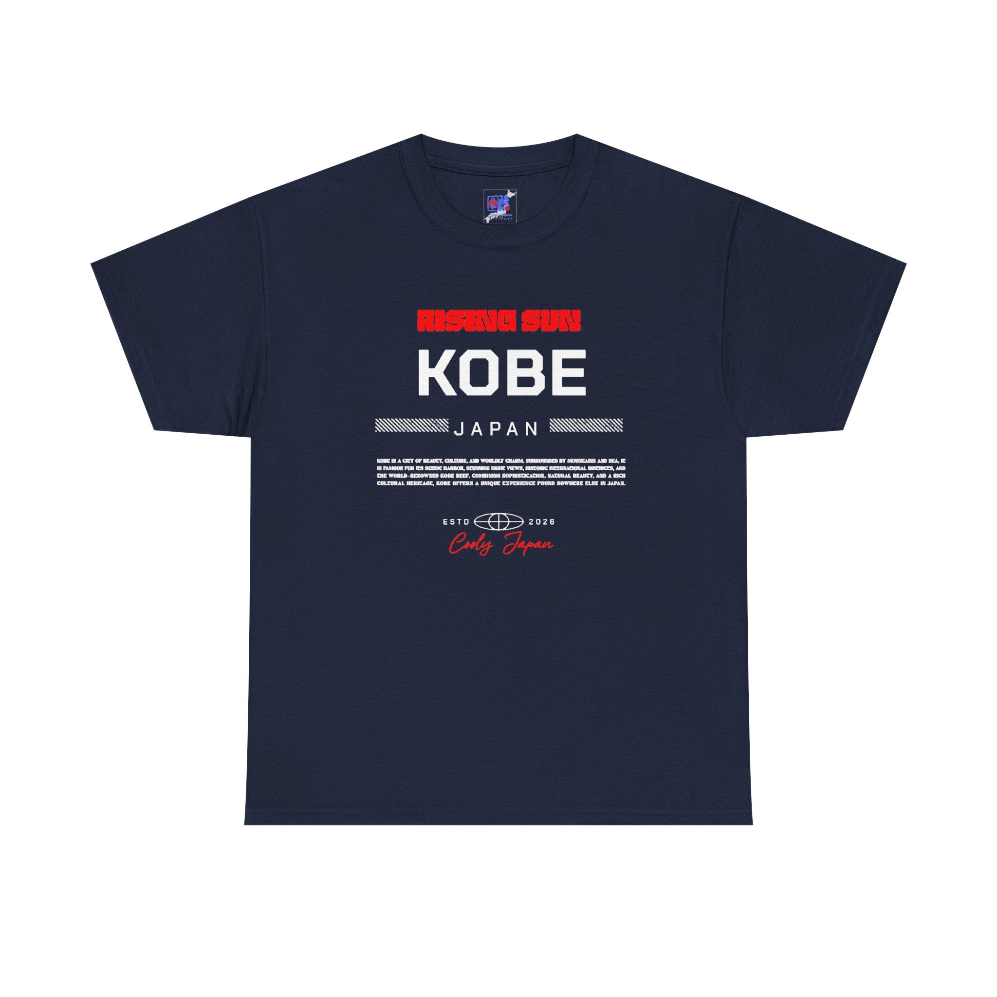 Kobe Japan T-Shirt, Where Mountains Meet the Sea  Harbor City Travel Souvenir  Japan Vacation Memory Tee  Kobe Gift for Japan Lovers