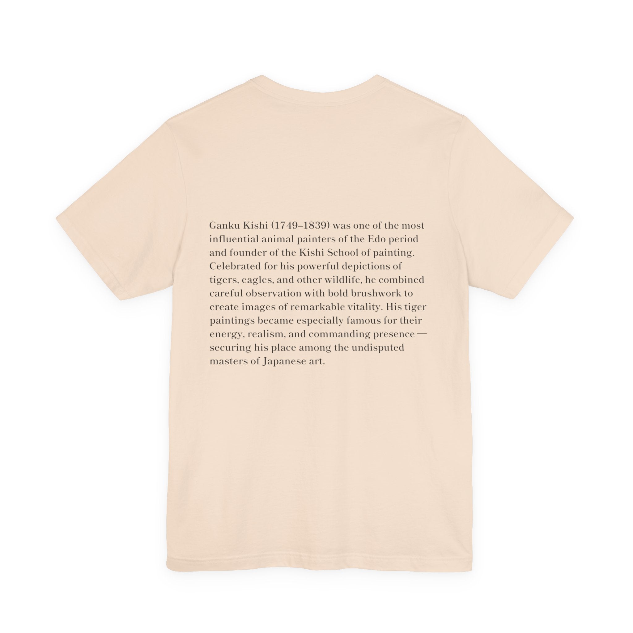 Tiger Art Tee — ‘Fierce Tiger Dashing Beneath a Cliff’ Classic Graphic T-Shirt