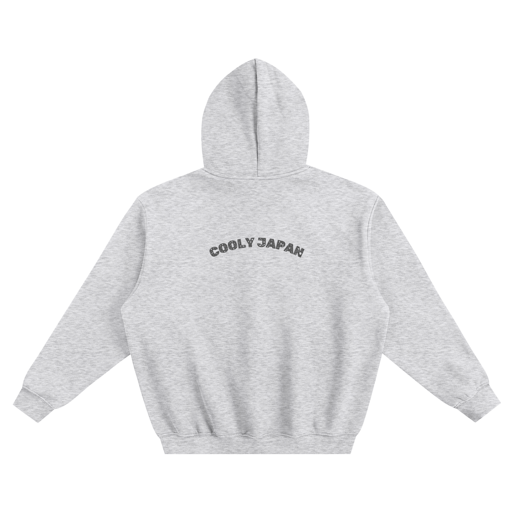 Hinomaru Signature Hoodie — Cooly Japan Heavyweight 350gsm | Ash Grey