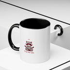 Zen Racoon Coffee Mug - "Find Your Zen" Accent Ceramic Mug