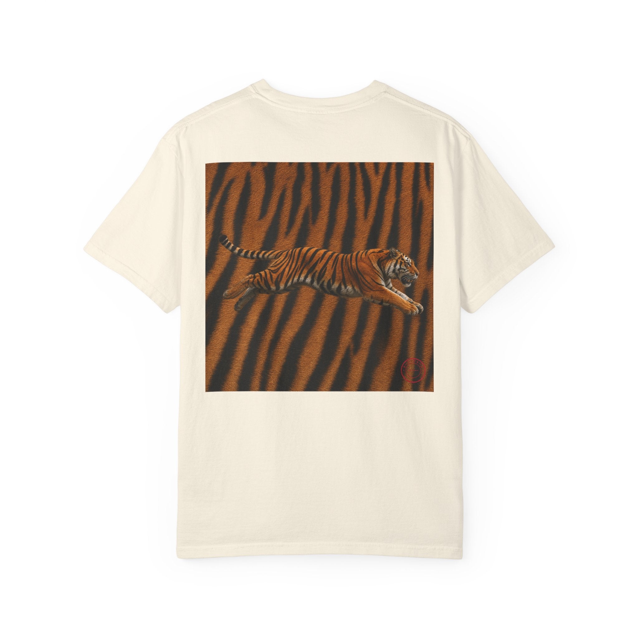 CoolyJapan — Tora 虎 Leaping Tiger Tee | Light Color | Comfort Colors 1717