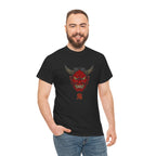 Oni Mask T-Shirt — 鬼 Japanese Demon Men's Graphic Tee | Dark Japan Streetwear Shirt