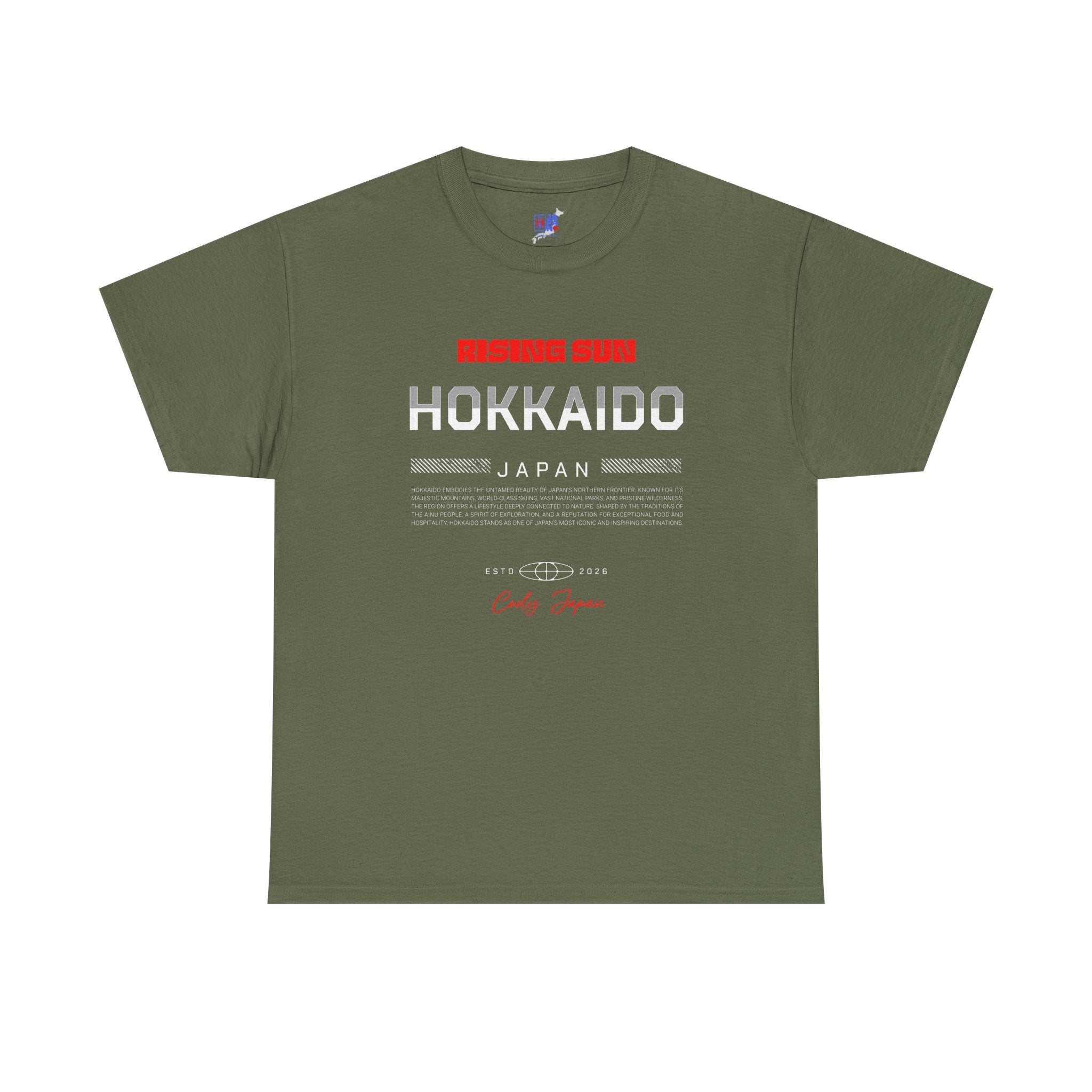 Hokkaido T-Shirt | 北海道 Wild North & Powder Snow Japan Tee | Designed by Japanese
