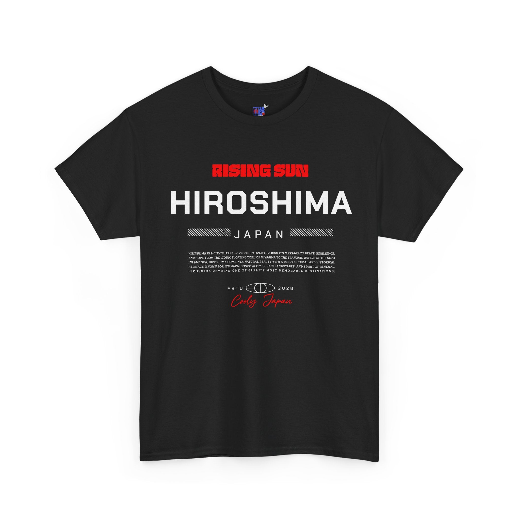 Hiroshima T-Shirt | 広島 Peace & Resilience Japan City Tee | Designed by Japanese