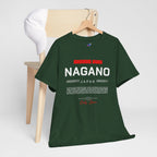 Nagano T-Shirt | 長野 Japanese Alps & Snow Monkey Japan City Tee | Designed by Japanese