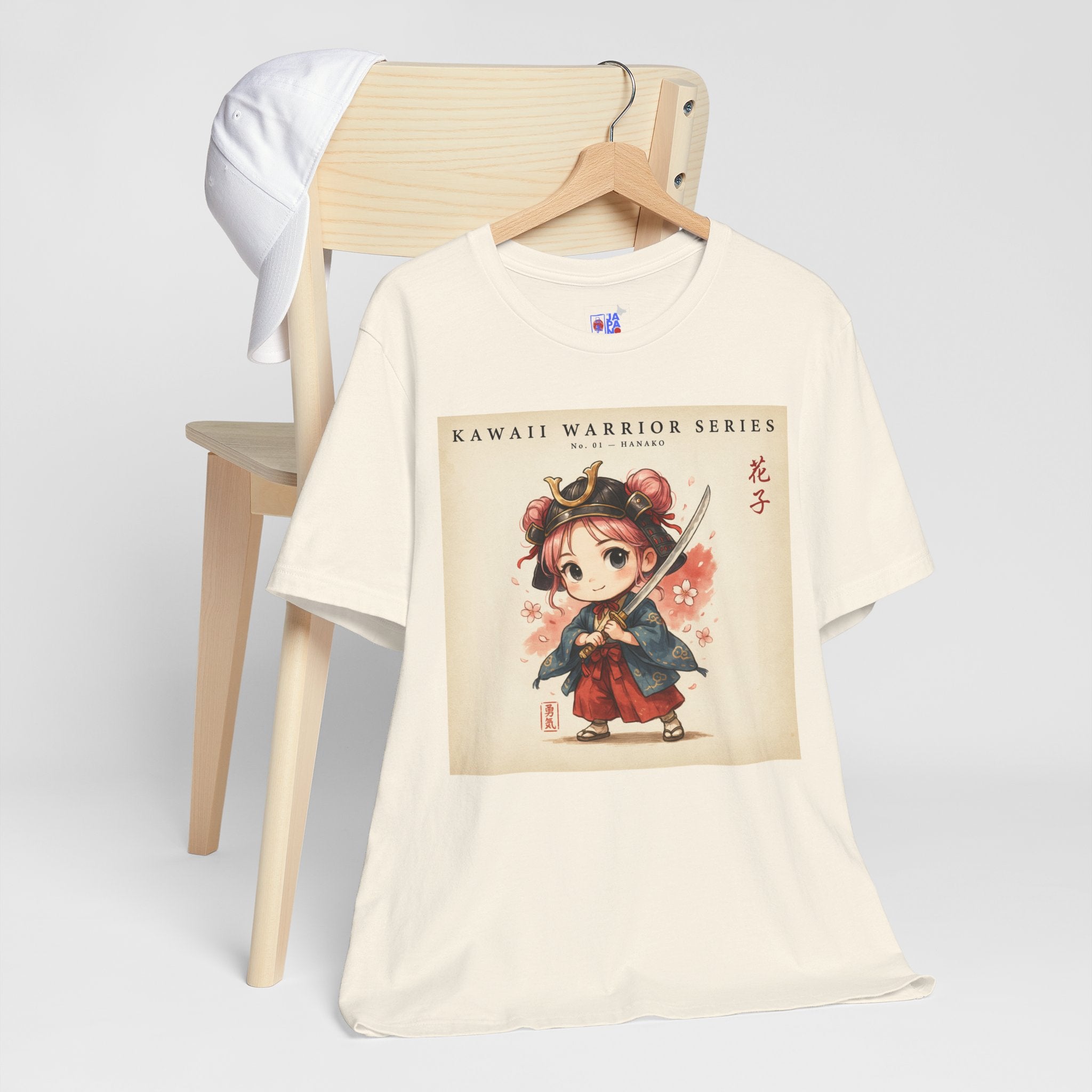 Kawaii Warrior Anime Girl Samurai T-Shirt