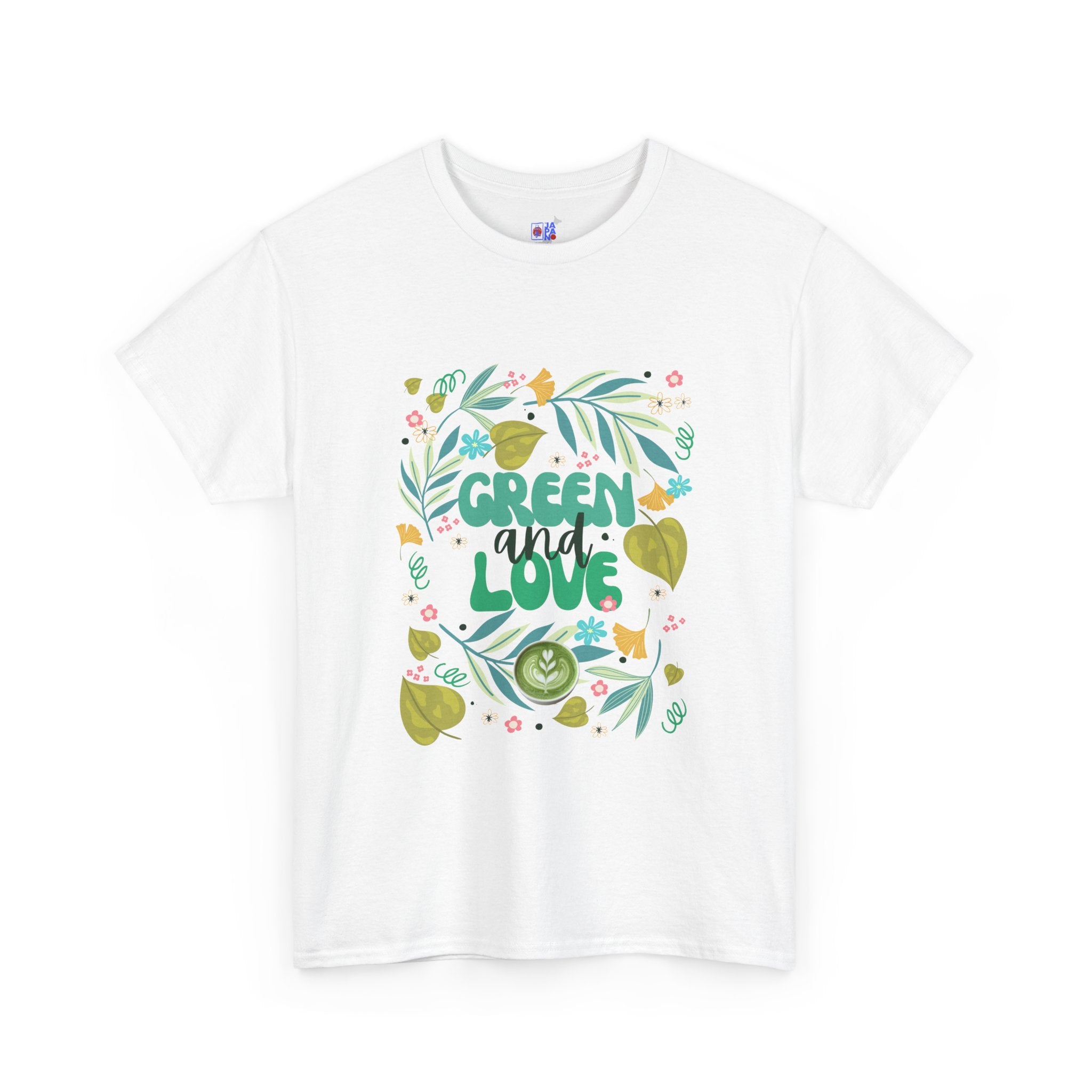 Eco Plant Lover T-Shirt — "Green and Love" Graphic Tee