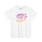 Seas the Day Okinawa Beach Tee — Vacation Graphic T-Shirt