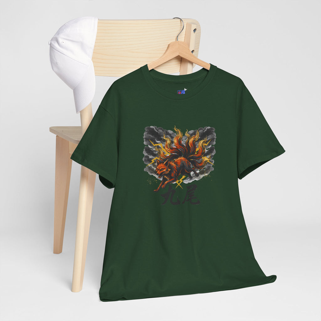 Japanese Fox Spirit  Graphic Tee  Mythology Shirt