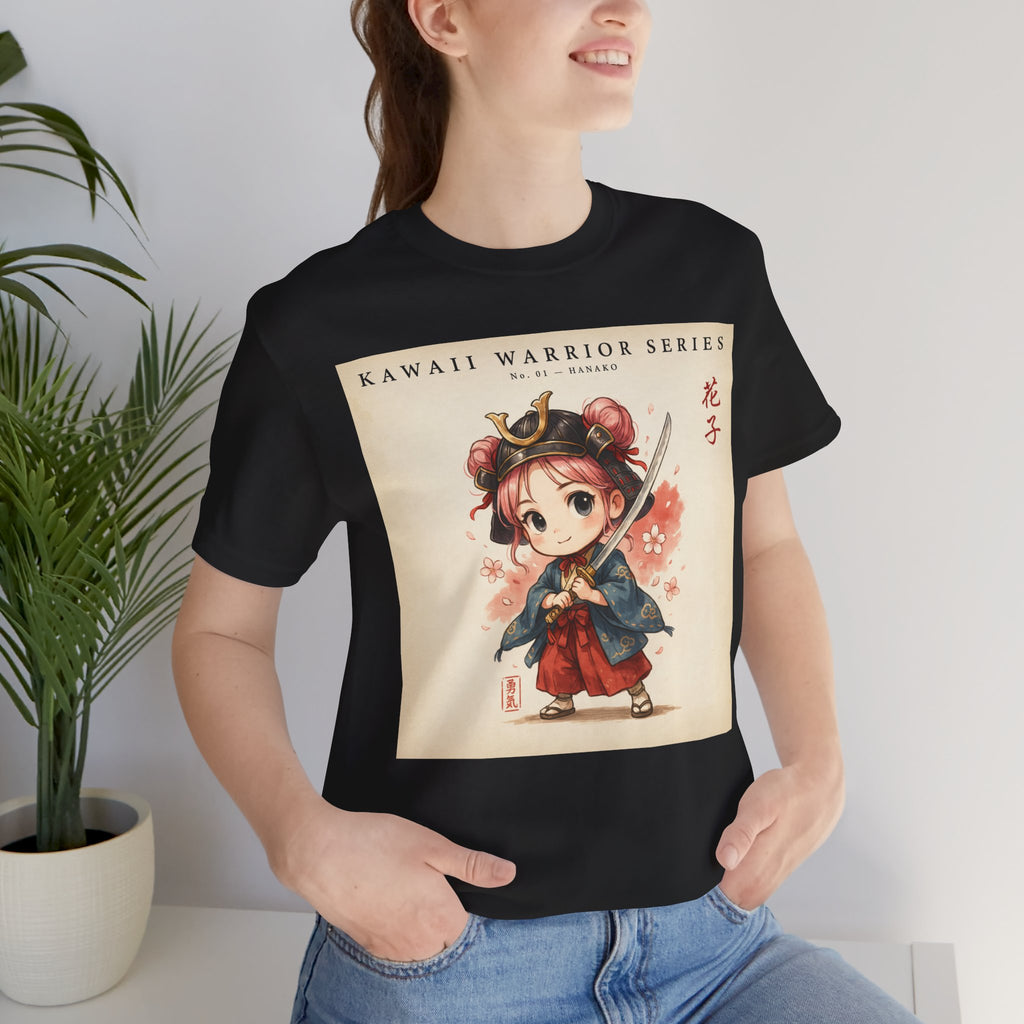 Kawaii Warrior Anime Girl Samurai T-Shirt