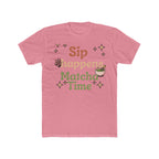 Sip Happens Matcha Time Tee | Front-Print Typography Graphic | Matcha Collection