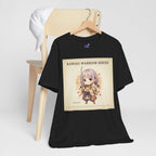 Kawaii Warrior Series T-Shirt, Cute Anime Chibi Warrior Graphic Tee
