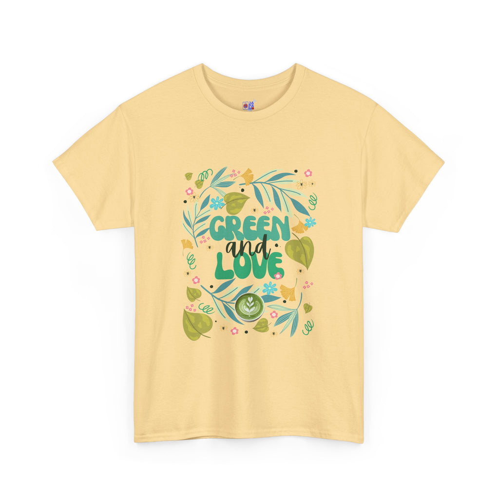 Eco Plant Lover T-Shirt — "Green and Love" Graphic Tee