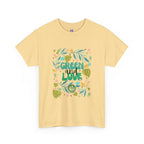 Eco Plant Lover T-Shirt — "Green and Love" Graphic Tee