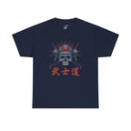 Samurai Skull Tee | Kanji Bushido Helmet Graphic Shirt
