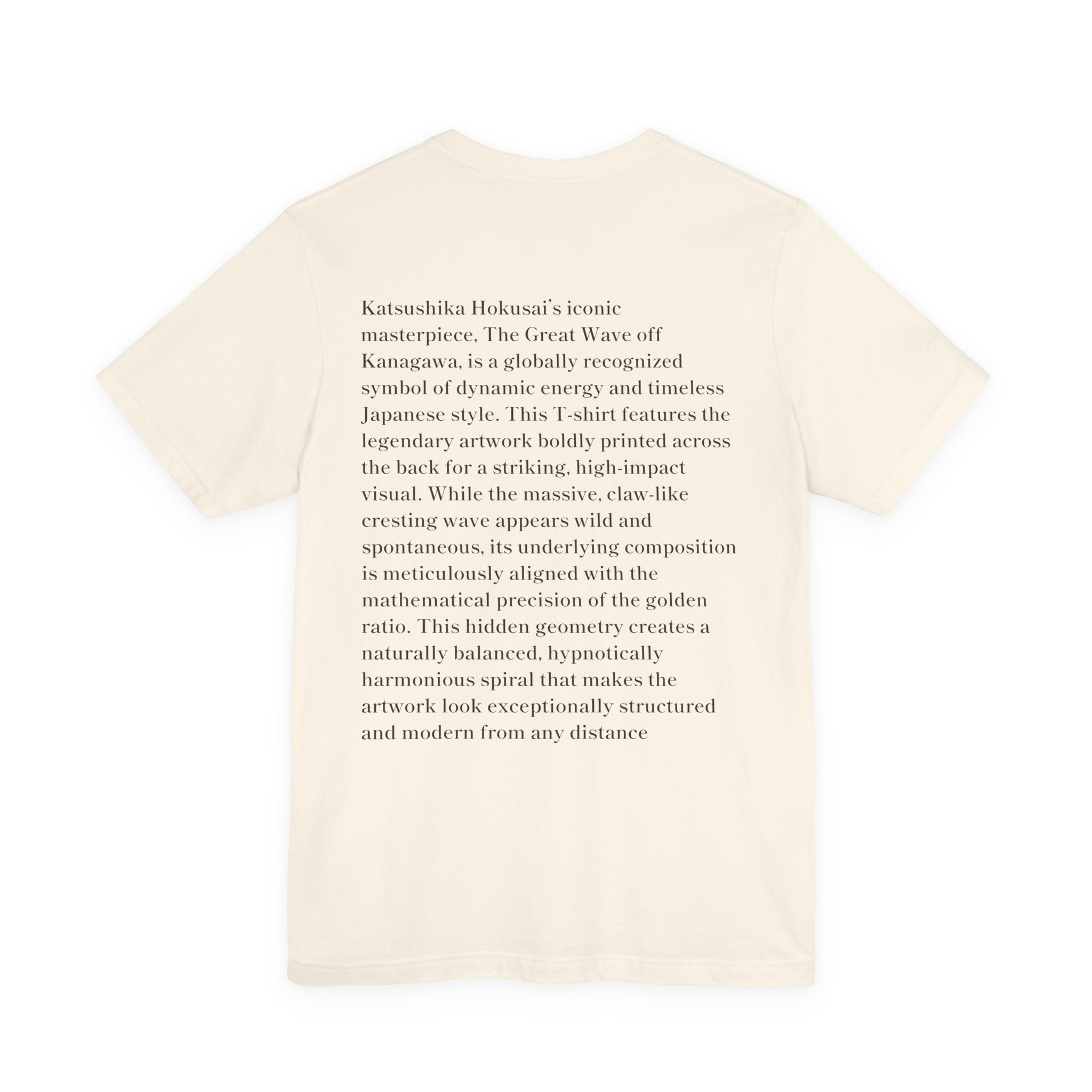 Great Wave Golden Ratio T-Shirt — "Math is Aesthetic" Hokusai Graphic Tee