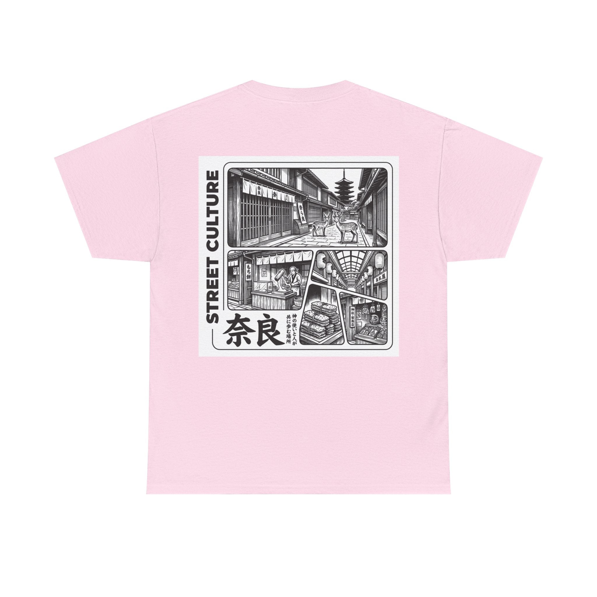 Nara Street Culture Tee | Japanese Cityscape Graphic T-Shirt