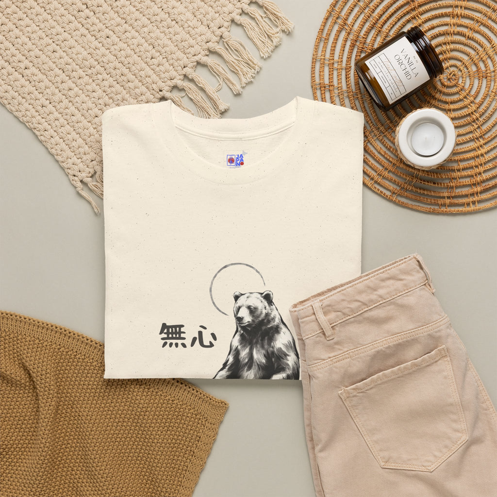 Meditating Bear T‑Shirt — Zen 'Mushin' Graphic Tee