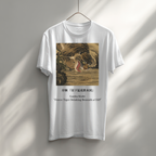 Ogata Kōrin "Peacock and Hollyhocks Screen" | Rinpa-School Japanese Art Tee