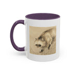 Yoshimura Hōryū "Raccoon Dog Under Moonlight" | Edo-period Japanese Art Mug — Museum Collection